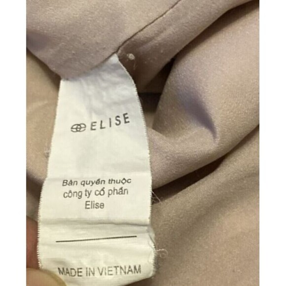 Elise Dress Size Small Flounce Ruffle Sleeveless Zip Pink Midi w/Pockets - Picture 4 of 10